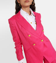 Veronica Beard Hirsch linen-blend Dickey blazer