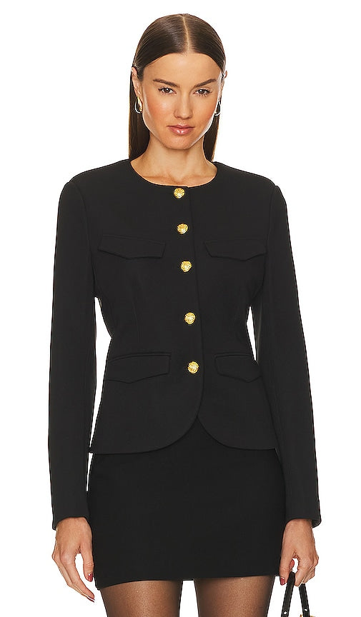 Veronica Beard Kensington Jacket in Black - Veronica Beard Kensington - Veste noire - Veronica Beard Kensington 黑色夹克 - Veronica Beard Kensington Jacke in Schwarz - Veronica Beard 켄싱턴 재킷 블랙 색상 - Giacca Veronica Beard Kensington in nero