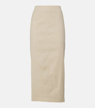 Veronica Beard Kimpton linen-blend midi skirt - Veronica Beard Kimpton 亚麻混纺中长裙