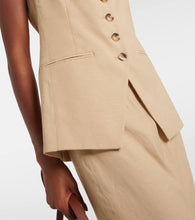 Veronica Beard Liff linen-blend vest