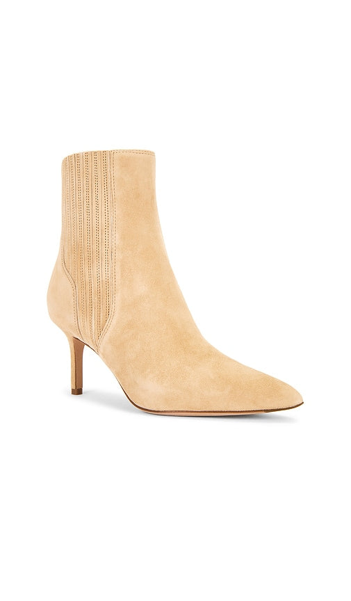 Veronica Beard Lisa 70 Boot in Beige