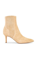 Veronica Beard Lisa 70 Boot in Beige | Sand Ankle Boots for Women