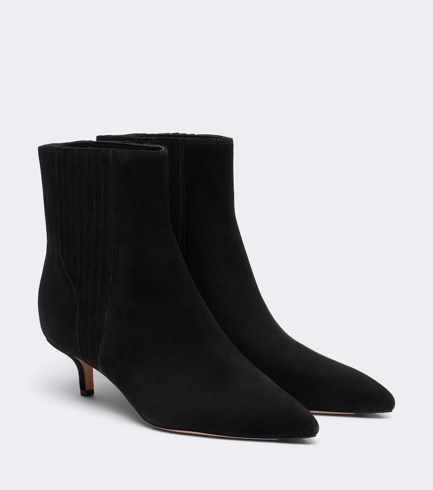 Veronica Beard Lisa suede ankle boots