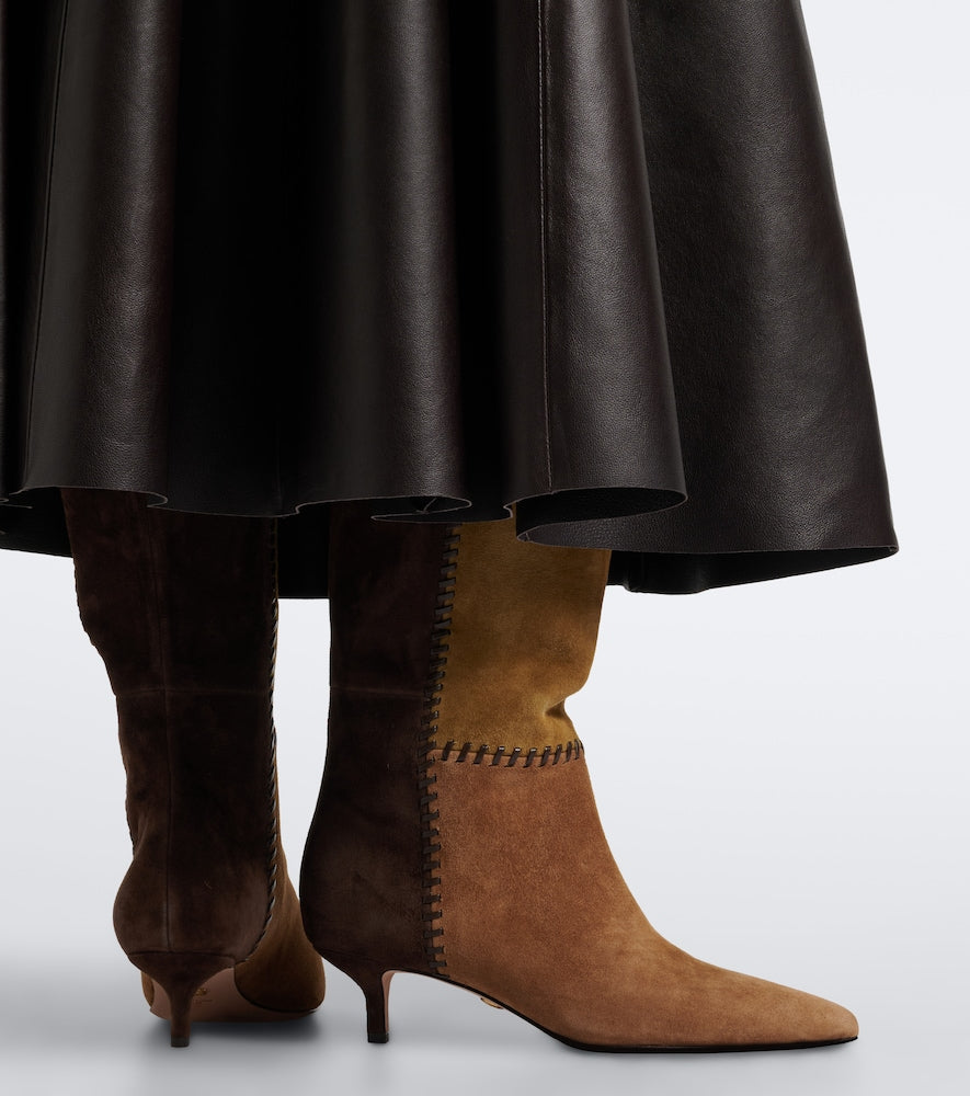 Veronica Beard Lisa suede knee-high boots
