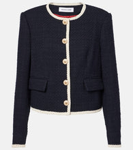 Veronica Beard Mabel cropped tweed jacket