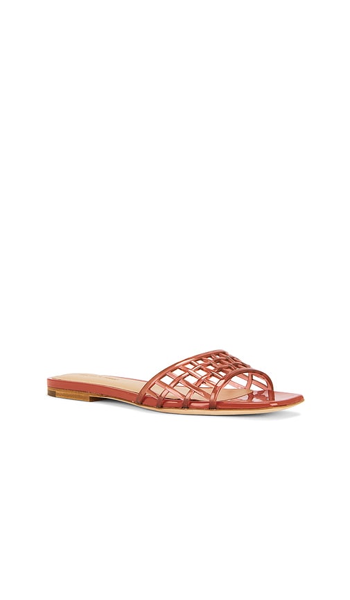 Veronica Beard Maris Jelly Sandal in Orange