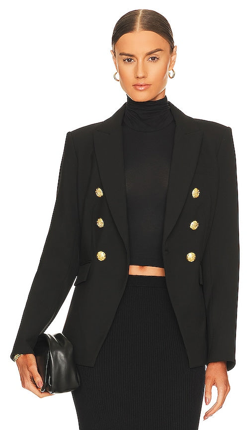 Veronica Beard Miller Dickey Jacket in Black