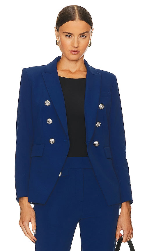 Veronica Beard Miller Dickey Jacket in Blue - Veronica Beard Miller Dickey - Veste bleue - Veronica Beard Miller Dickey 蓝色夹克 - Veronica Beard Miller Dickey Jacke in Blau - Veronica Beard Miller 디키 재킷 블루 색상 - Giacca Dickey Veronica Beard Miller in blu