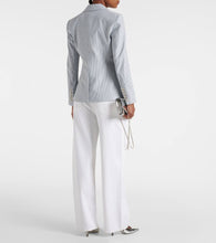 Veronica Beard Miller cotton seersucker blazer