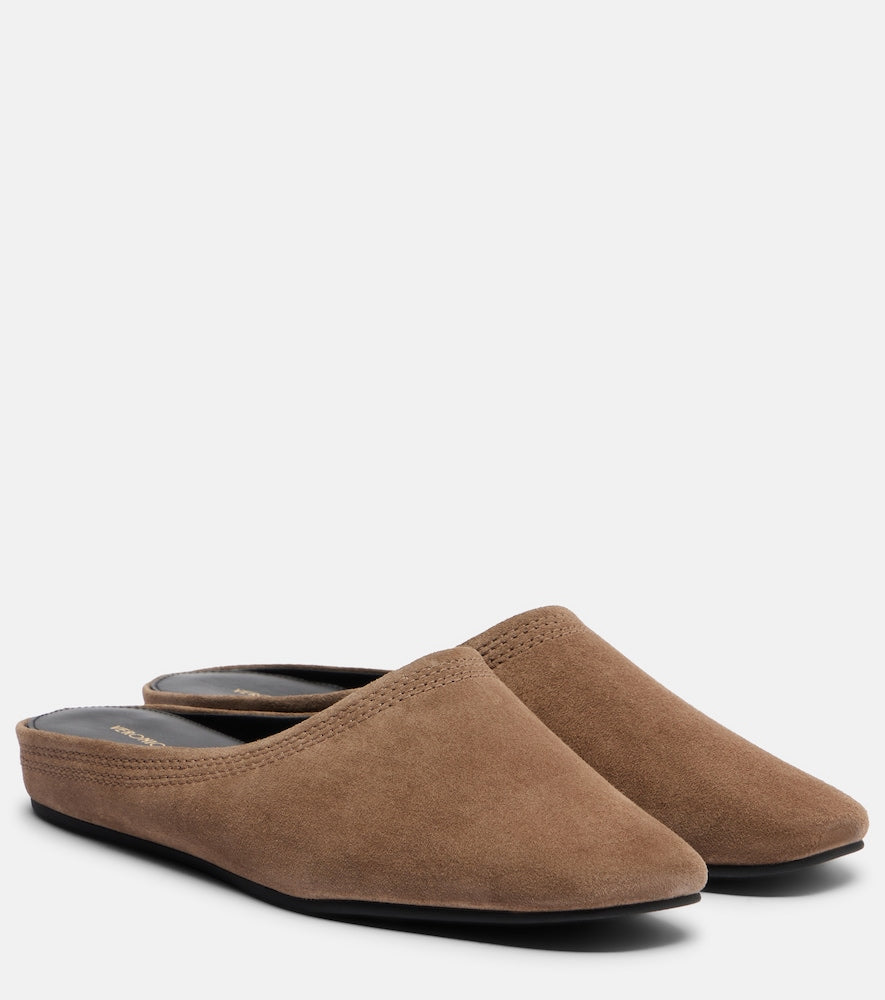 Veronica Beard Narcisa suede mules