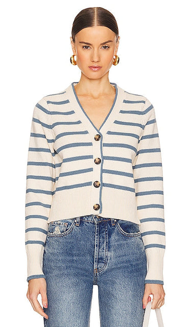 Veronica Beard Noorie Cardigan in Ivory - Veronica Beard Cardigan Noorie en ivoire - Veronica Beard Noorie 象牙色开衫 - Veronica Beard Noorie Cardigan in Elfenbein - Veronica Beard Noorie 카디건 아이보리 색상 - Cardigan Veronica Beard Noorie in avorio