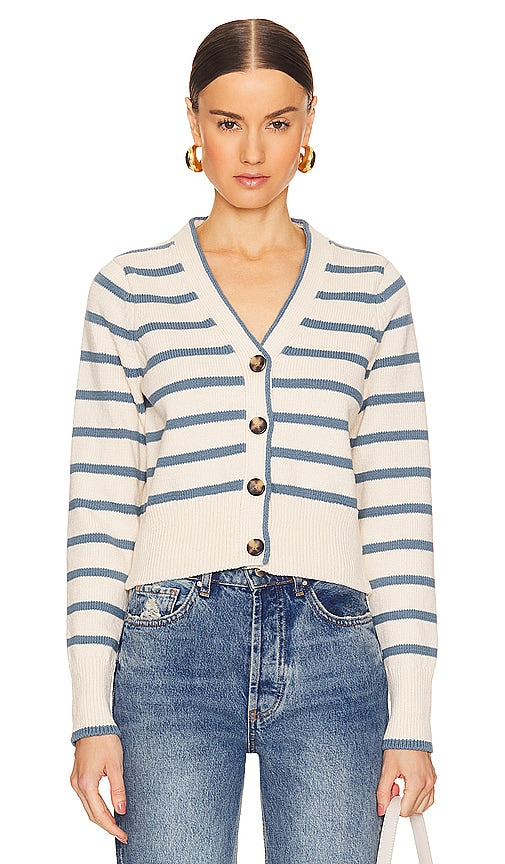 Veronica Beard Noorie Cardigan in Ivory - Veronica Beard Cardigan Noorie en ivoire - Veronica Beard Noorie 象牙色开衫 - Veronica Beard Noorie Cardigan in Elfenbein - Veronica Beard Noorie 카디건 아이보리 색상 - Cardigan Veronica Beard Noorie in avorio