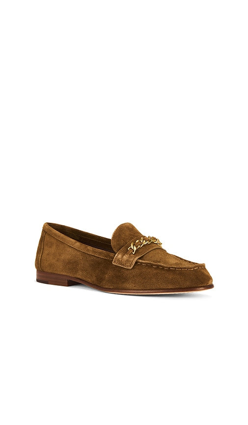 Veronica Beard Penny Chain Loafer in Brown