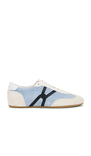 Veronica Beard Riviera Sneaker in Baby Blue,Cream | Sky Lily Low Top Sneakers for Women