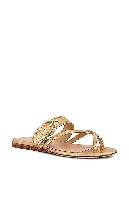 Veronica Beard Salva 3 in Metallic Gold