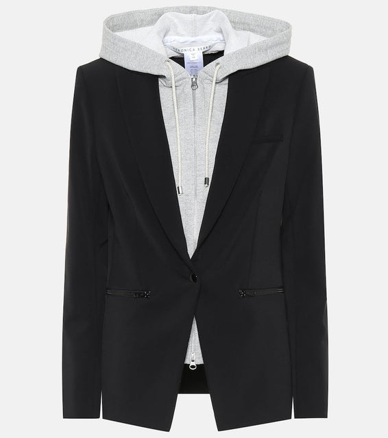 Veronica Beard Scuba Dickey hooded jacket