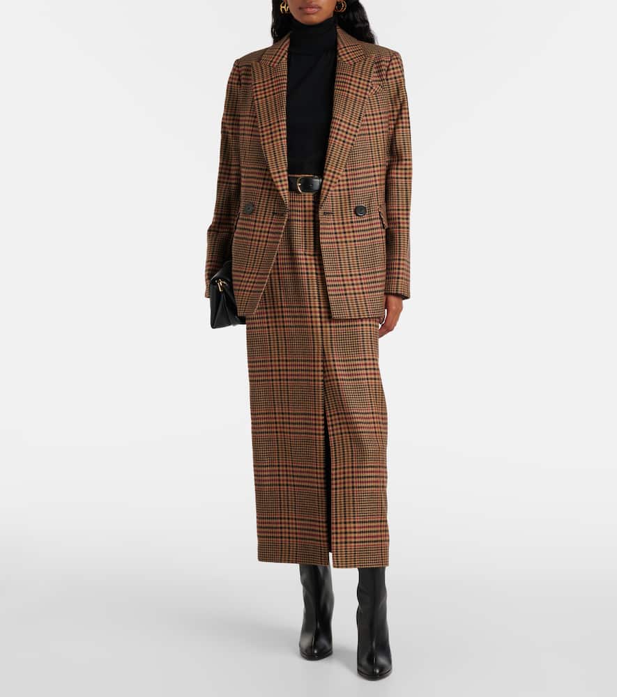 Veronica Beard Sevyn plaid virgin wool blazer