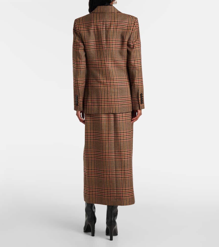 Veronica Beard Sevyn plaid virgin wool blazer