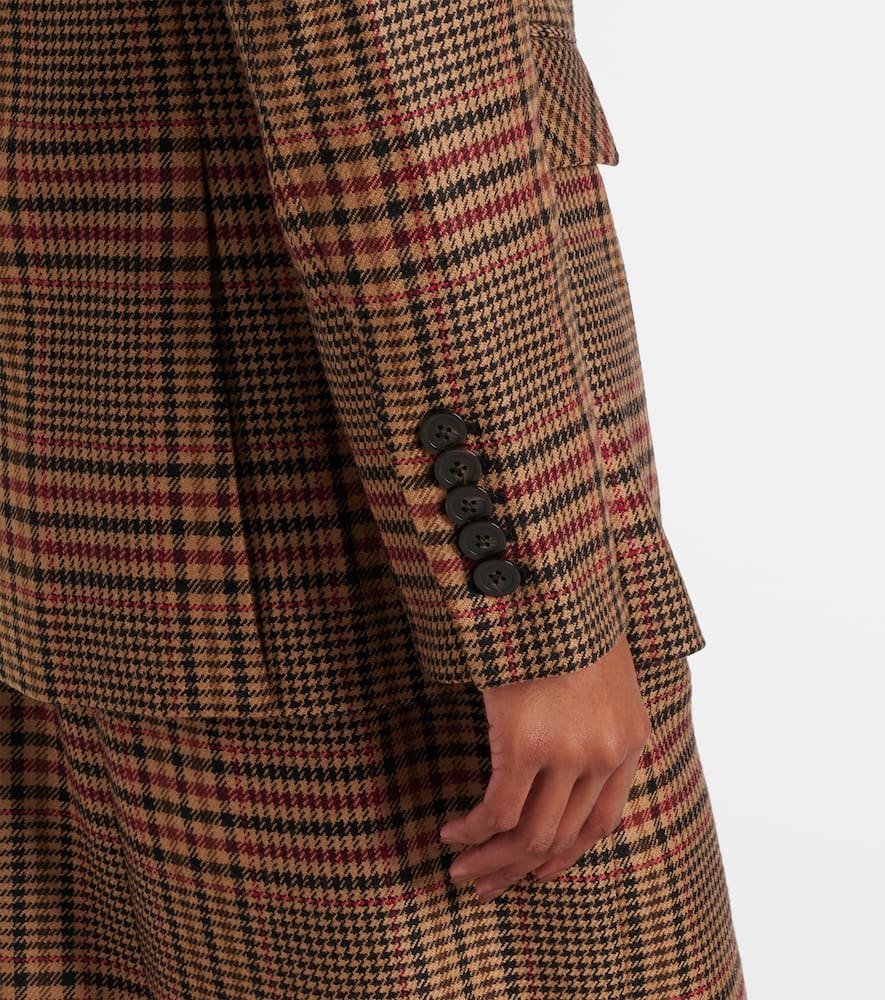 Veronica Beard Sevyn plaid virgin wool blazer