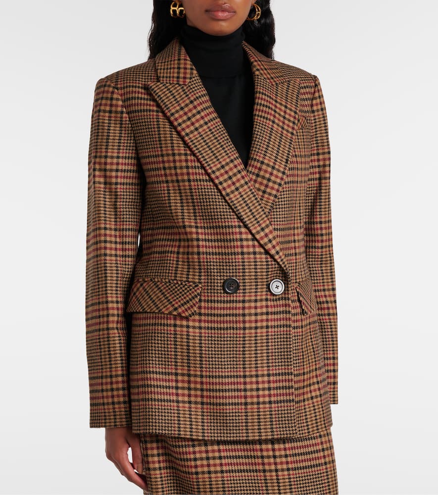 Veronica Beard Sevyn plaid virgin wool blazer