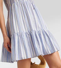 Veronica Beard Striped cotton minidress