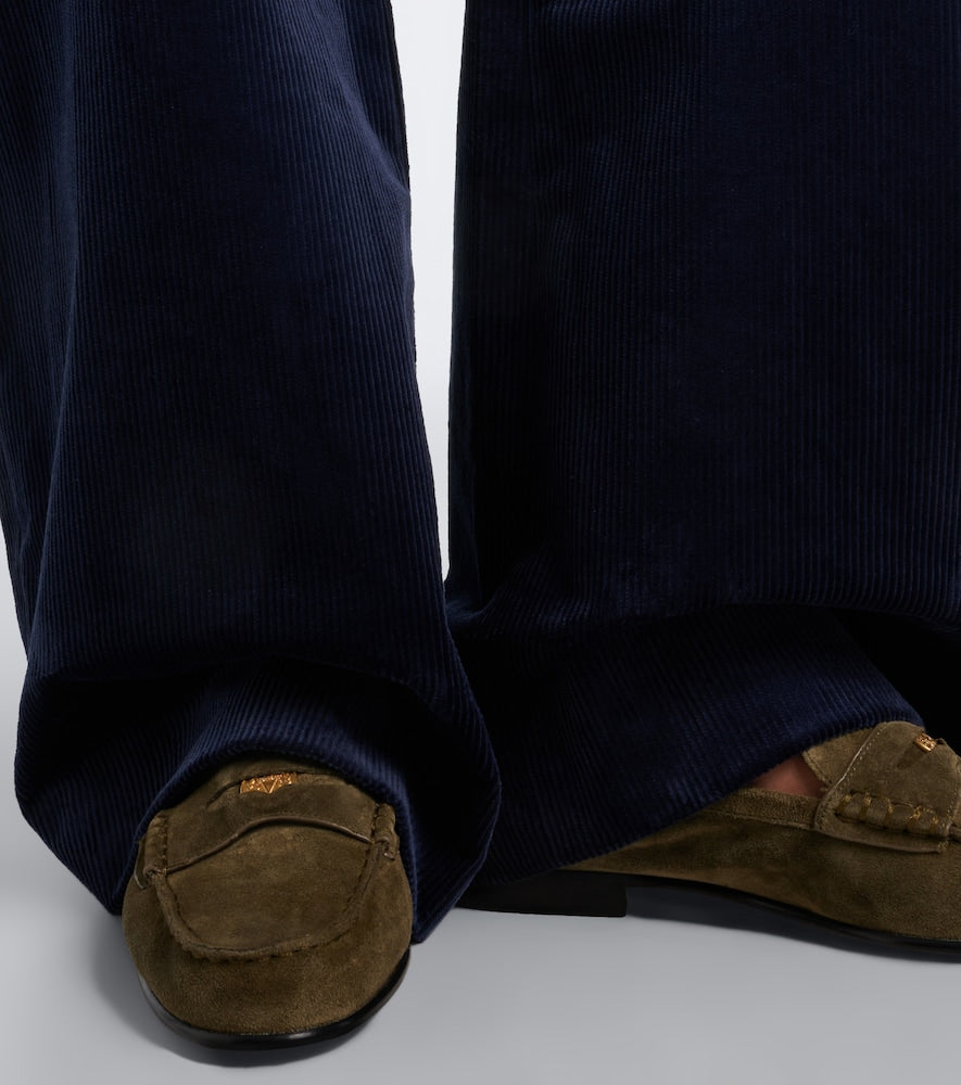 Veronica Beard Suede penny loafers
