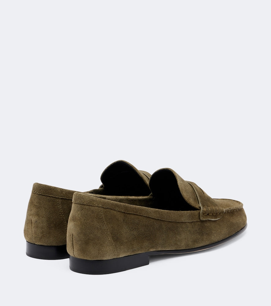 Veronica Beard Suede penny loafers