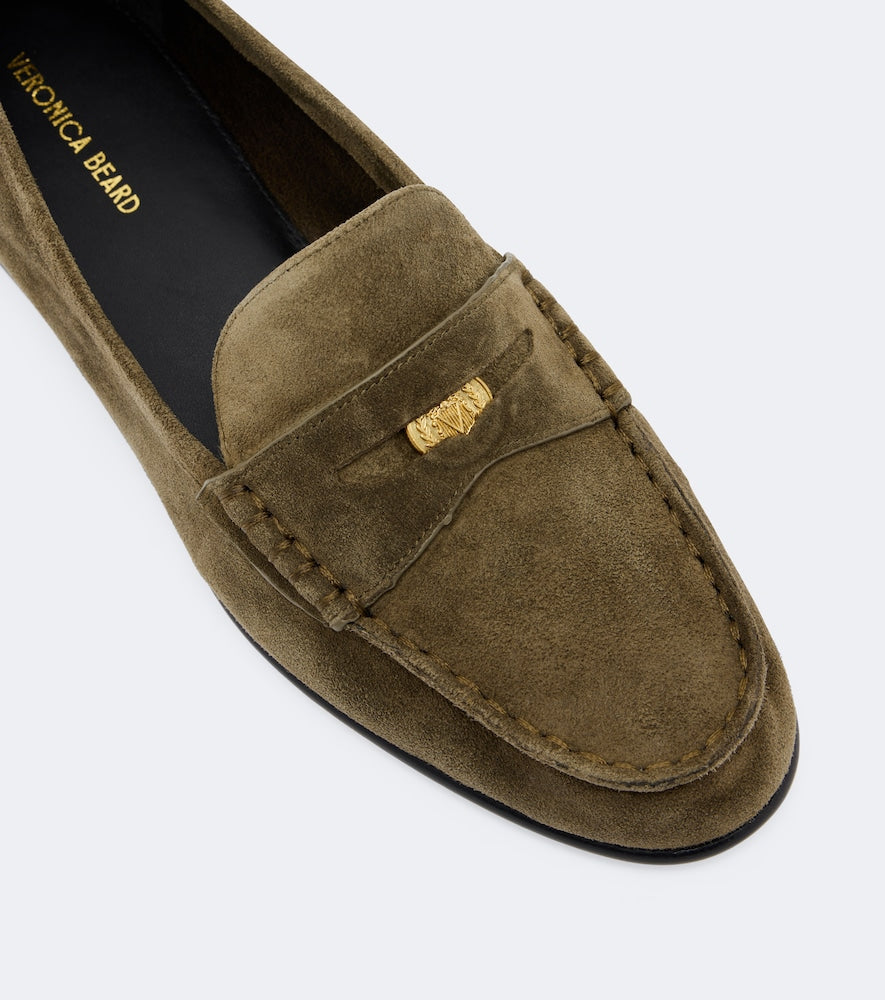 Veronica Beard Suede penny loafers