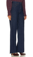 Veronica Beard Taylor High Rise Wide Leg in Blue