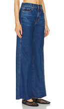 Veronica Beard Taylor High Rise Wide Leg in Blue