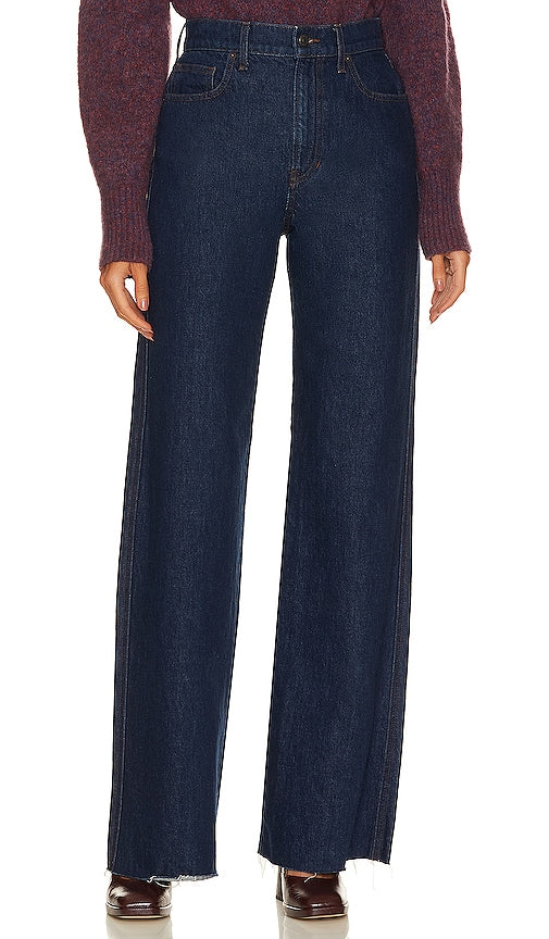 Veronica Beard Taylor High Rise Wide Leg in Blue - Veronica Beard Taylor - Jambe large et taille haute - Bleu - Veronica Beard Taylor 蓝色高腰阔腿裤 - Veronica Beard Taylor High Rise Wide Leg in Blau - Veronica Beard Taylor 하이 라이즈 와이드 레그 블루 색상 - Veronica Beard Taylor a vita alta con gamba larga in blu
