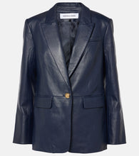 Veronica Beard Vega leather blazer