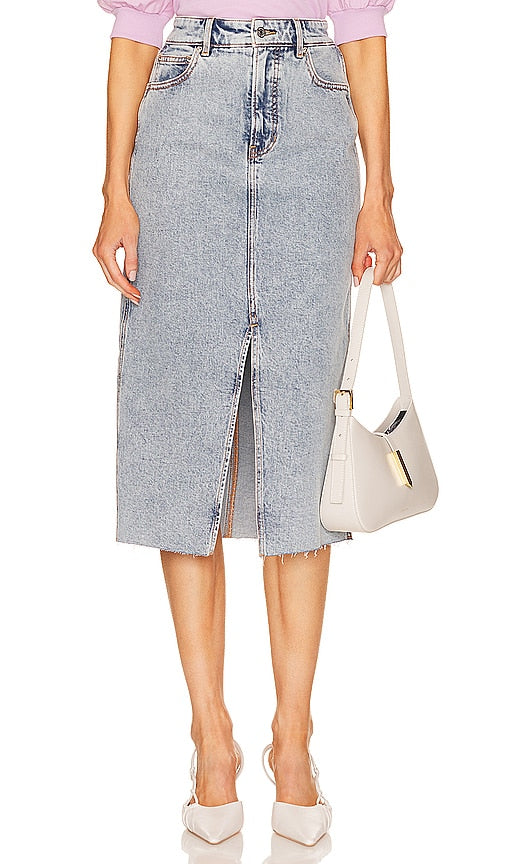 Veronica Beard Victoria Long Midi Skirt in Blue - Veronica Beard Victoria - Jupe mi-longue longue en bleu - Veronica Beard Victoria 蓝色长款中长裙 - Veronica Beard Victoria Langer Midirock in Blau - Veronica Beard Victoria 롱 미디 스커트 블루 색상 - Gonna longuette lunga Veronica Beard Victoria in blu