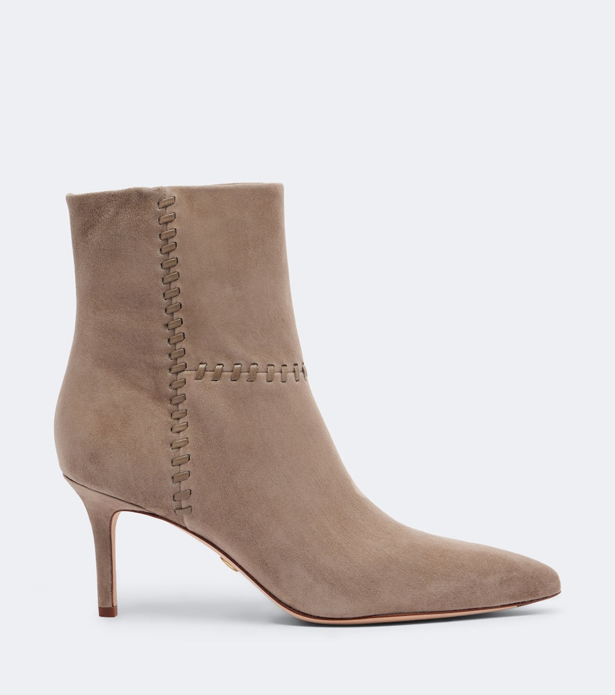 Beige Veronica Beard Lisa suede ankle boots - Ankle Boots