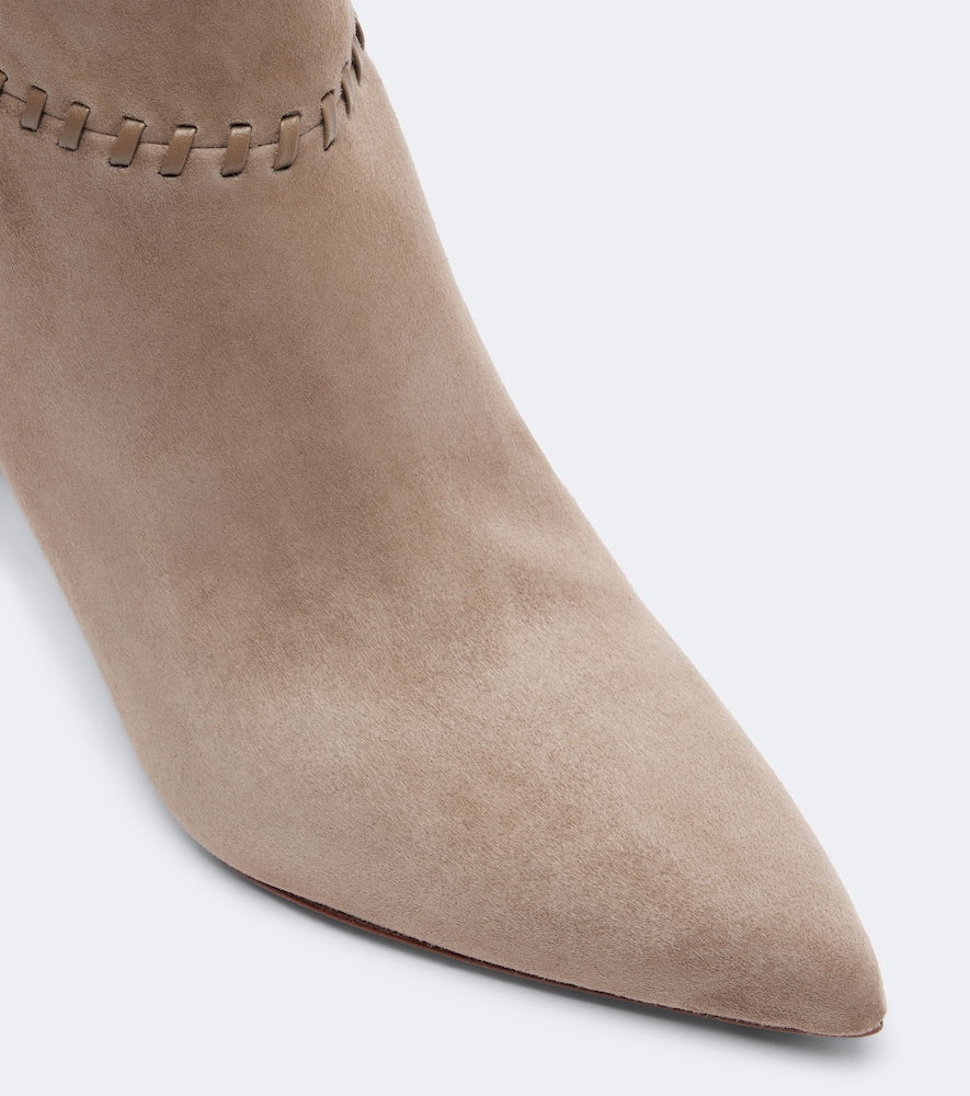 Beige Veronica Beard Lisa suede ankle boots - Ankle Boots