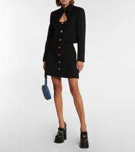 Versace Aevitas leather platform loafer pumps