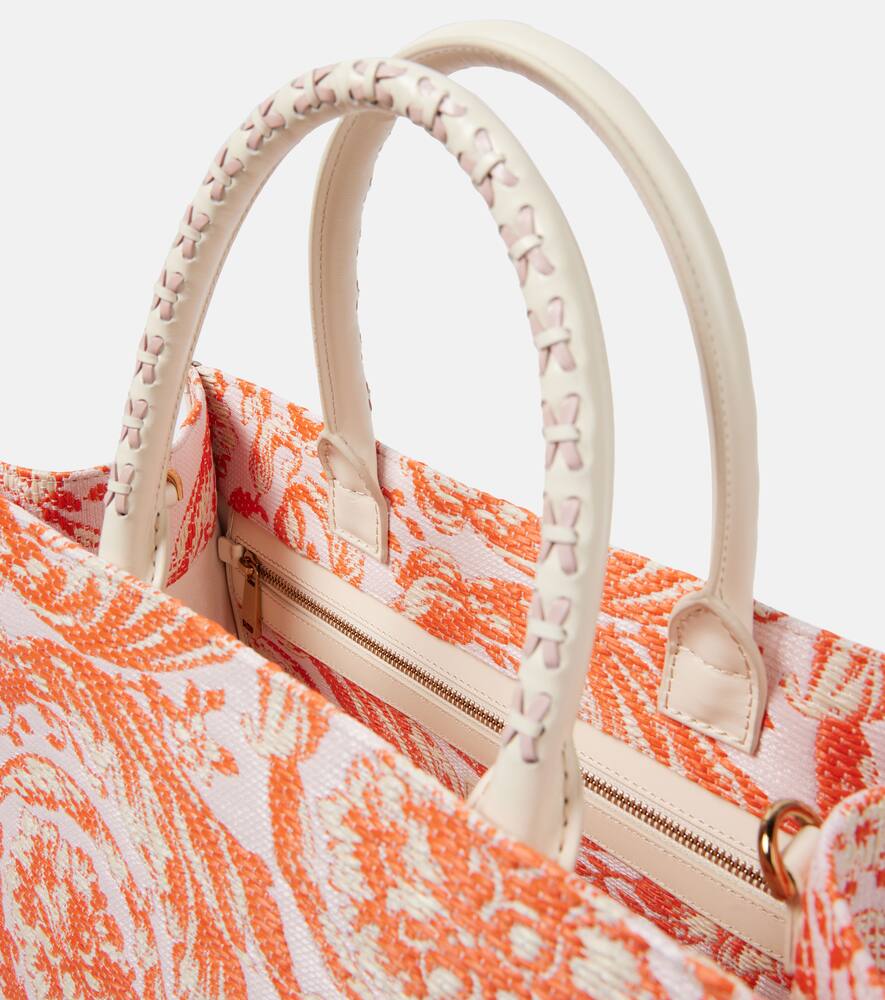 Versace Athena Barocco Large leather tote bag