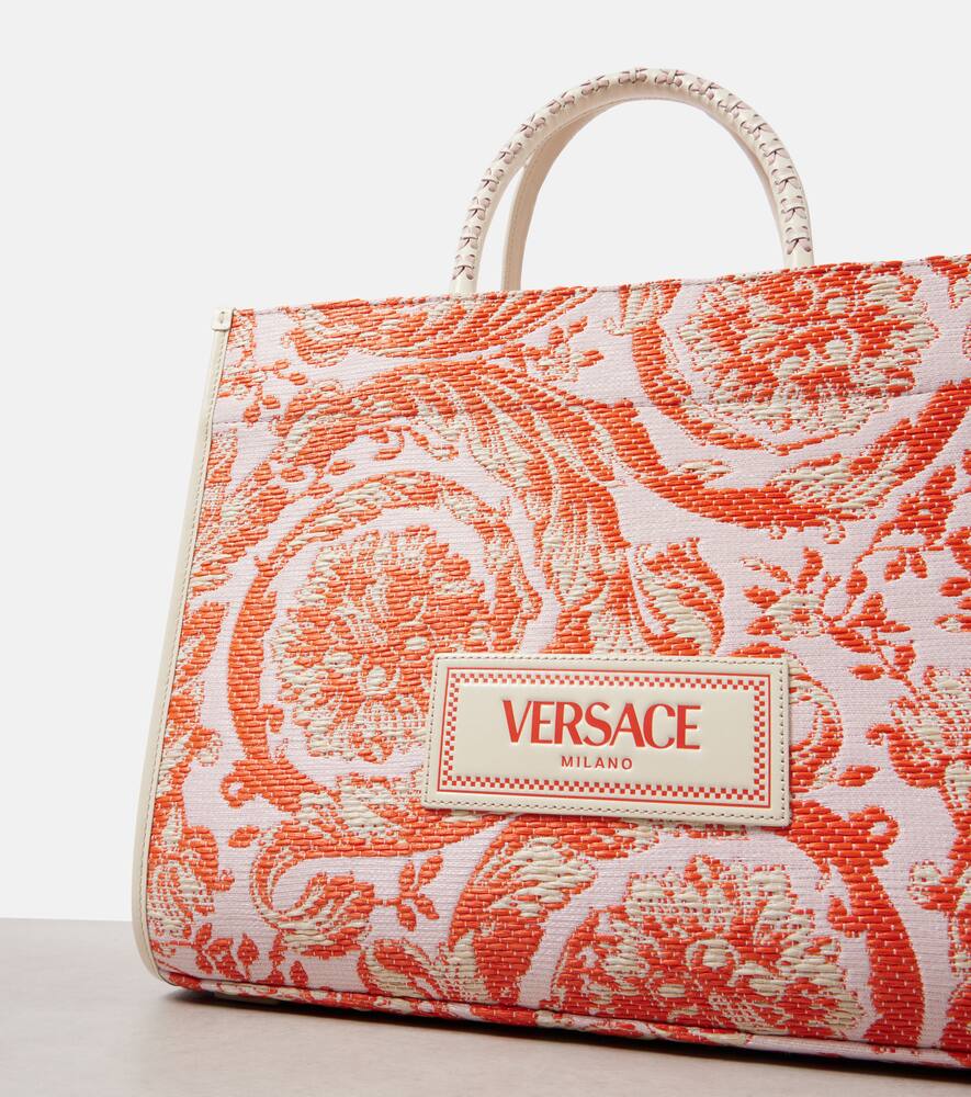 Versace Athena Barocco Large leather tote bag