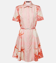 Versace Barocco Sea silk twill shirt dress. 范思哲巴洛克海风真丝斜纹衬衫裙