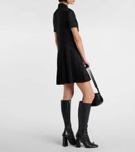 Versace Barocco crêpe de chine minidress