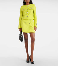 Versace Cotton-blend boucle jacket