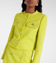 Versace Cotton-blend boucle jacket