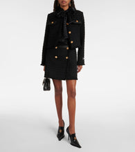 Versace Cropped boucl√É¬© jacket