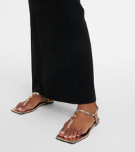 Versace Crystal Medusa '95 croc-effect leather sandals