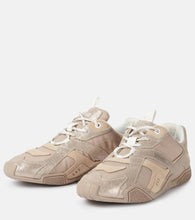 Versace Galaxia leather sneakers