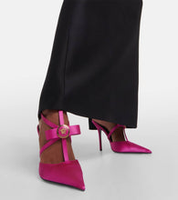 Versace Gianni bow-detail satin pumps