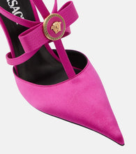 Versace Gianni bow-detail satin pumps