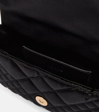 Versace Greca Goddess Mini satin shoulder bag
