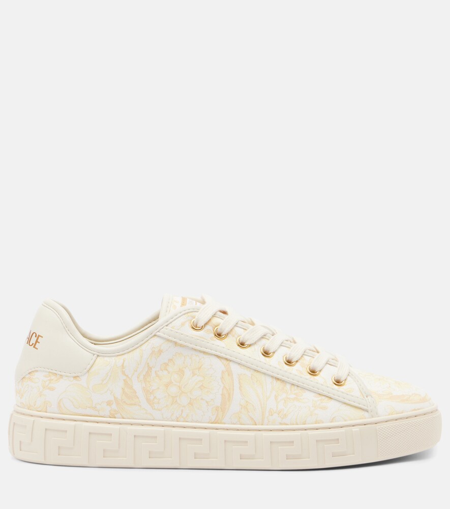Versace Greca canvas sneakers