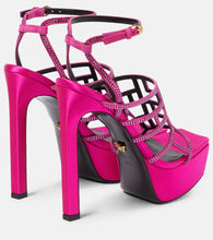 Versace Greca embellished maze sandals